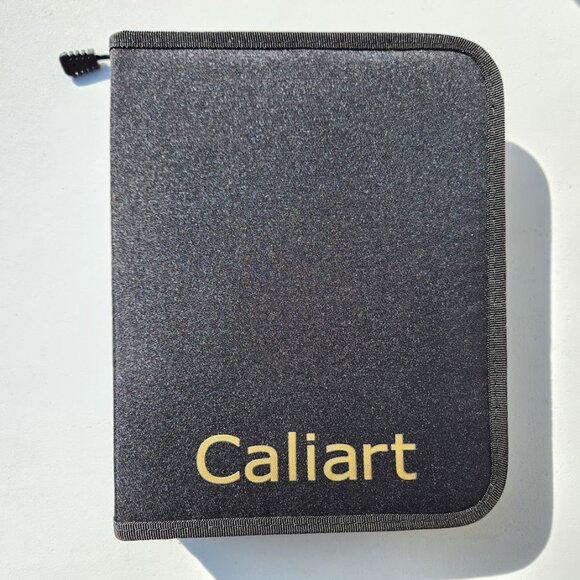 NEW Caliart 76 Piece Art Kit Supplies Watercolor Pencils Charcoal Travel Case Co - Picture 6 of 14